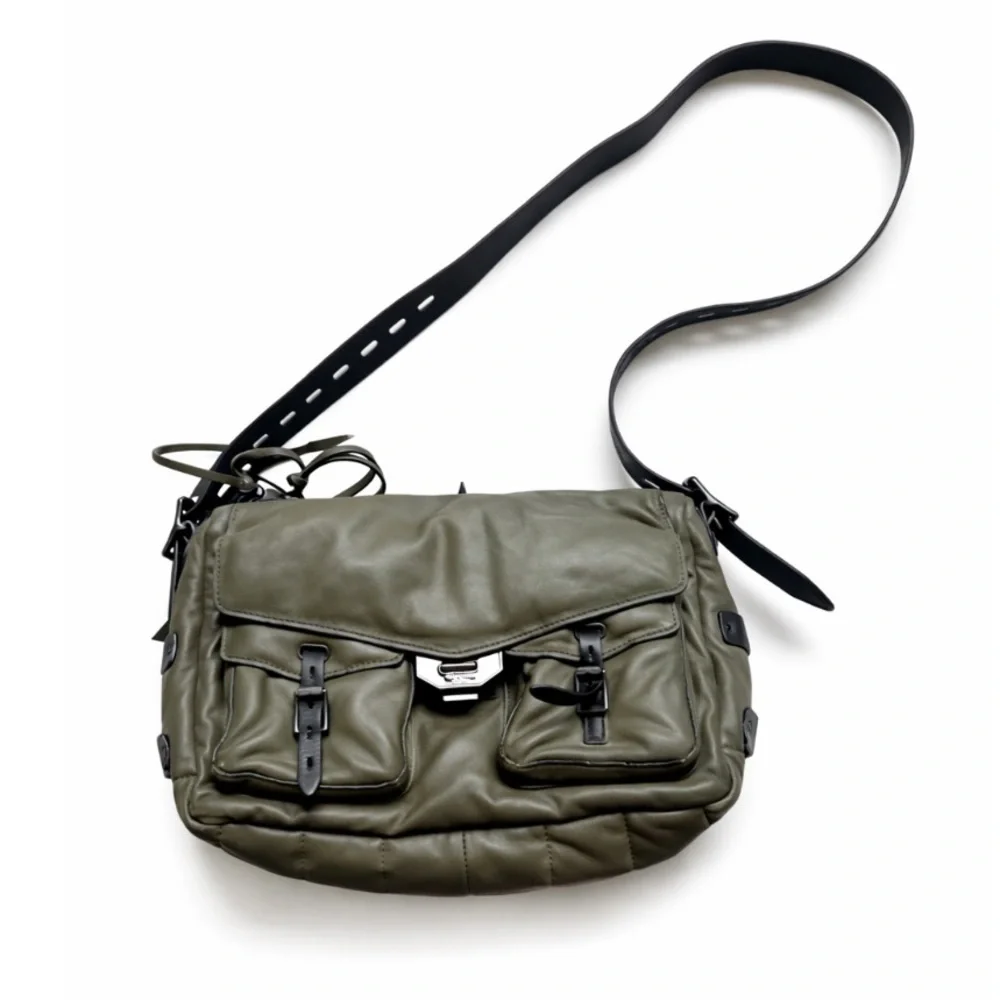 Rag & Bone Field Puffer Crossbody Bag Leather